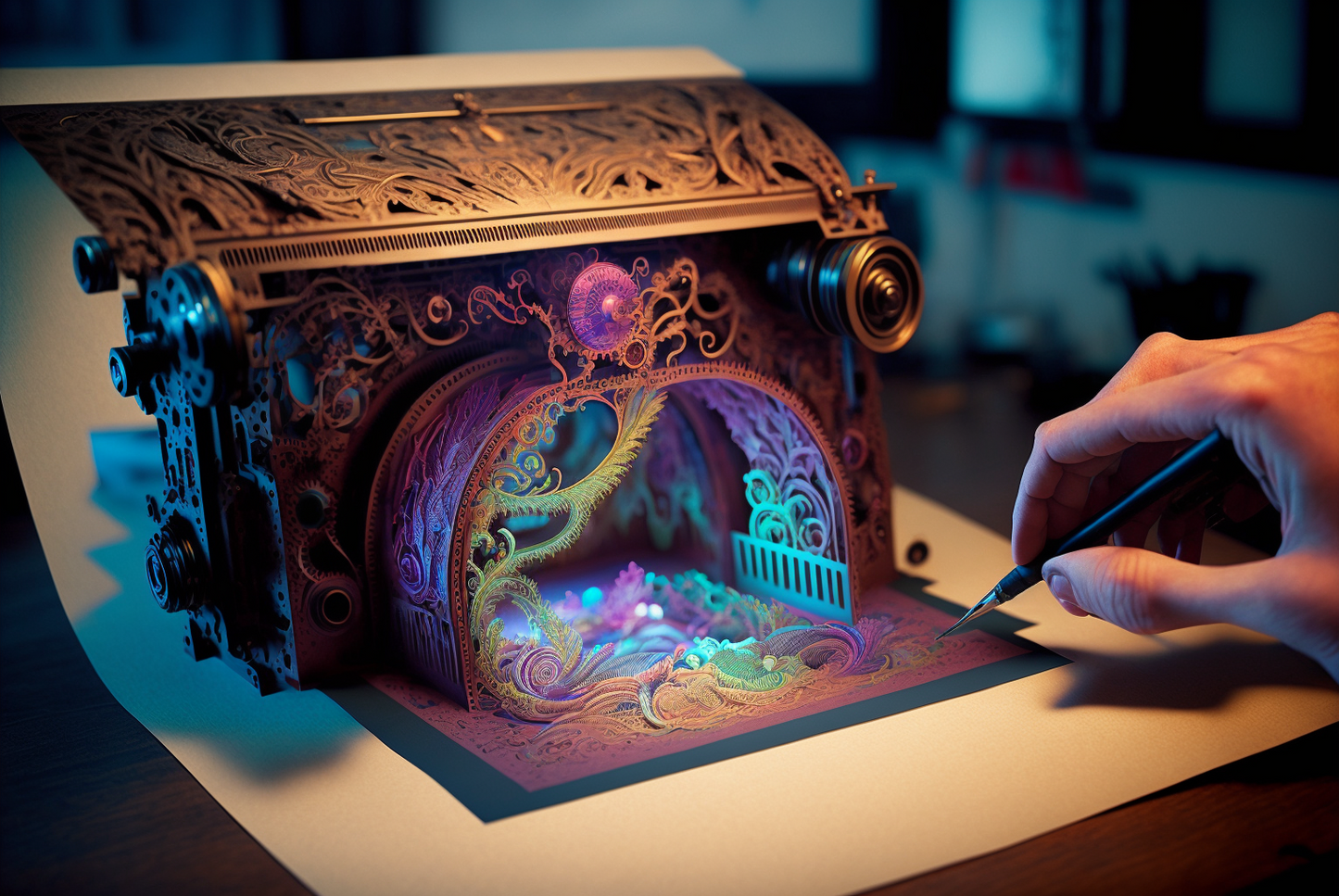 Sunnudagsnámskeið á netinu 12. febrúar kl. 13:00  - Lærðu að skapa myndir með gervigreind